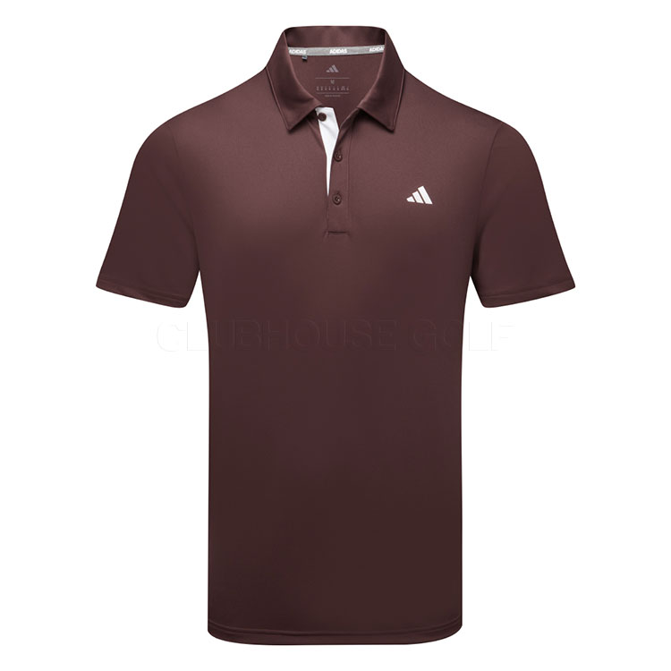 adidas Drive 2.0 Golf Polo Shirt Aurora Ruby JJ1695