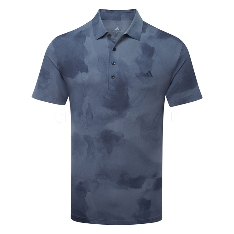 adidas Ultimate365 Tour HEAT.RDY Print Golf Polo Shirt Collegiate Navy/Preloved Ink JY2371