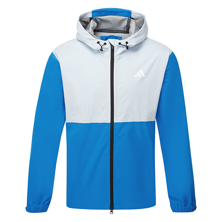 adidas Ultimate365 Climaproof Waterproof Golf Jacket Lucid Ray Blue KG7239