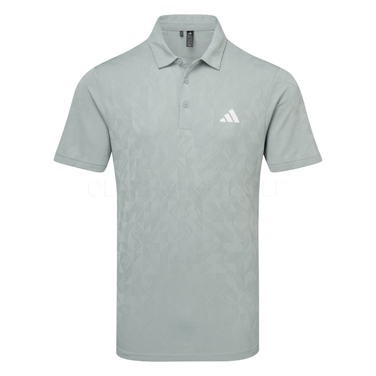 adidas Ultimate365 Jacquard Climacool Golf Polo Shirt Wonder Sage KE7713