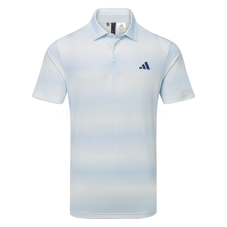 adidas Ultimate365 Mesh LC Golf Polo Shirt Crystal Sky KU1186