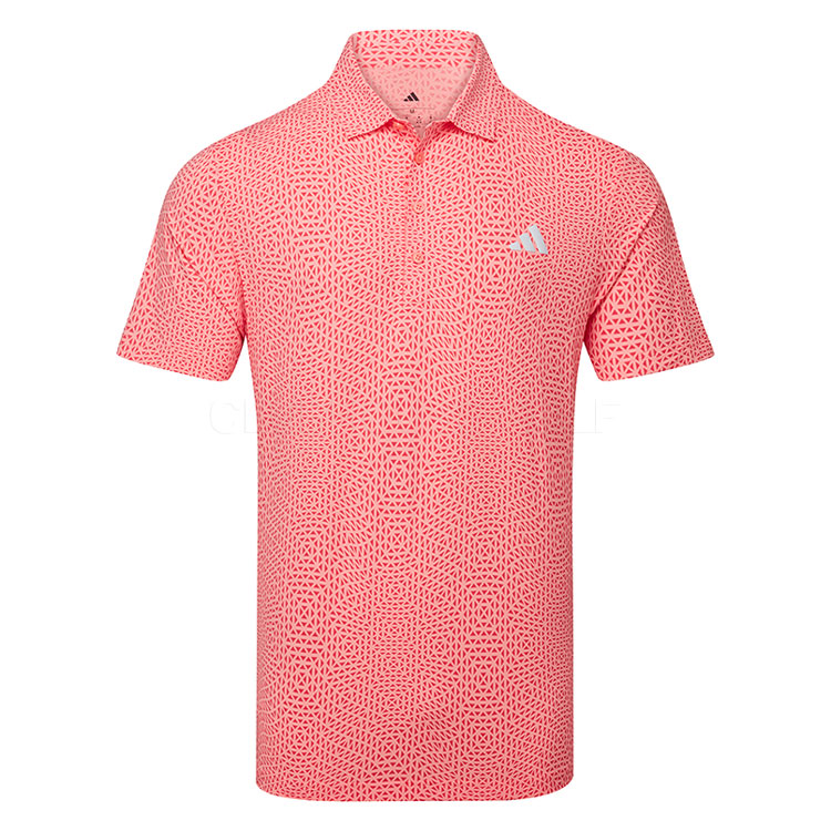 adidas Ultimate365 Tour Cool Feeling Deco Golf Polo Shirt Frozen Turbo/Pure Turbo KG4643