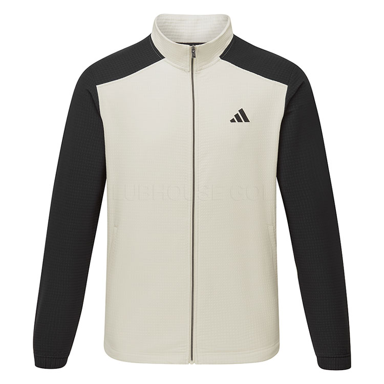adidas Ultimate365 Wind Woven Full Zip Golf Wind Jacket Black/Alumina KG4864