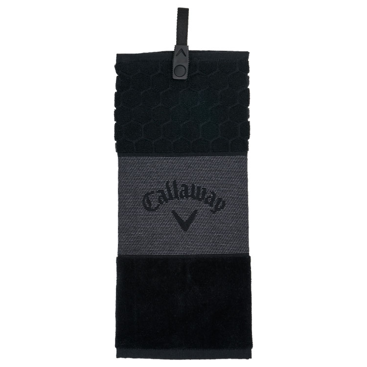 Callaway Tri-Fold Golf Towel Black