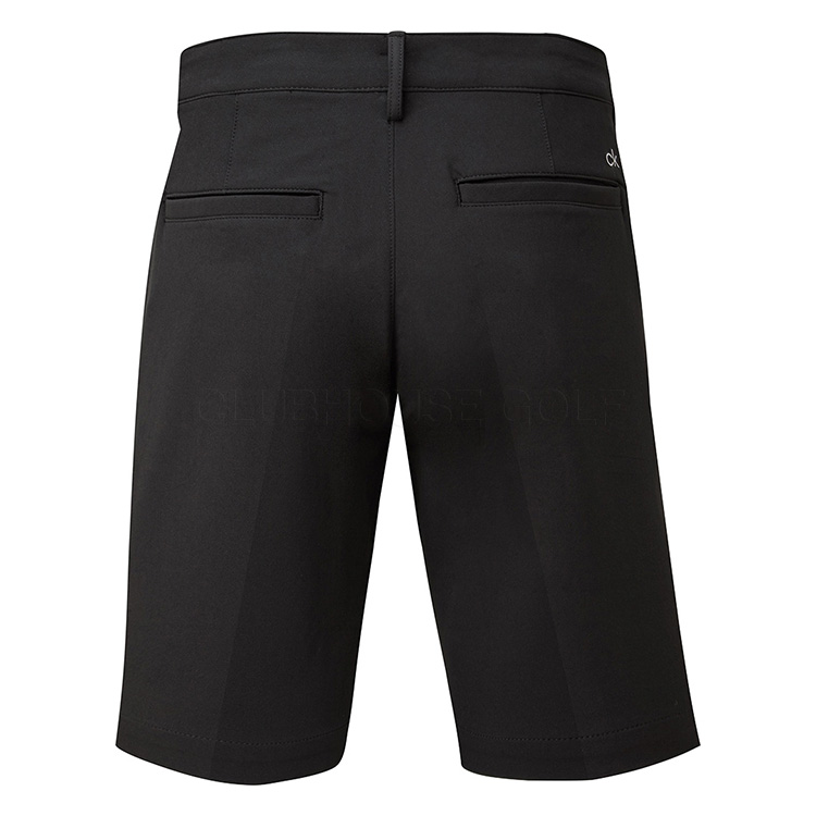 Calvin Klein Genius Stretch Tapered Golf Shorts Black - Clubhouse Golf