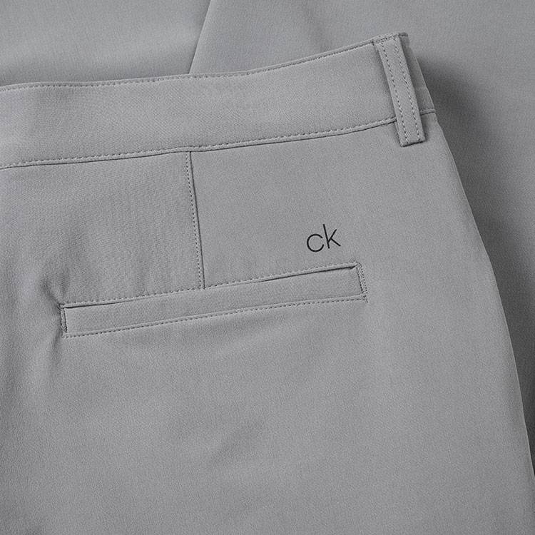 Calvin Klein Genius Stretch Tapered Golf Trouser Silver - Clubhouse Golf