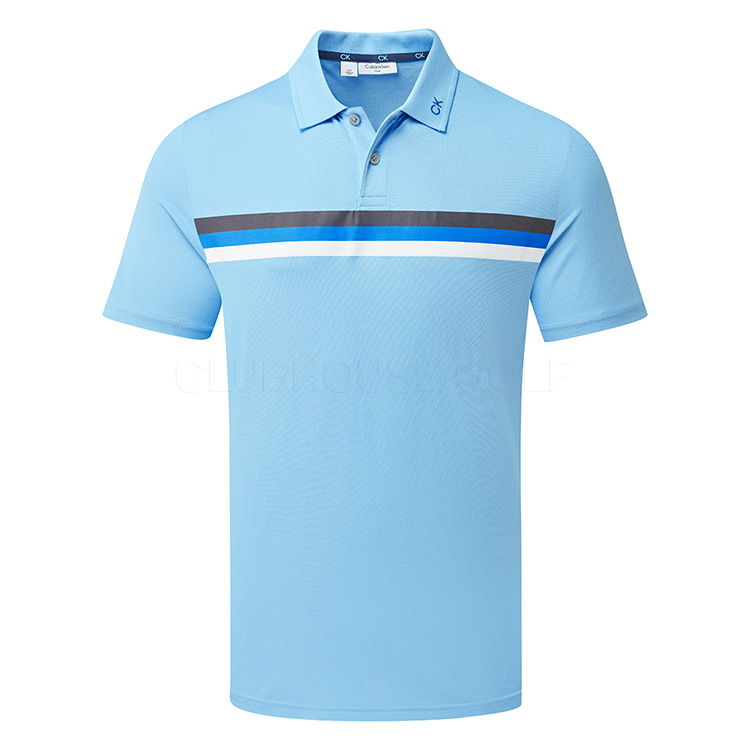 Calvin Klein Parker Golf Polo Shirt Boy Blue CKMS23752