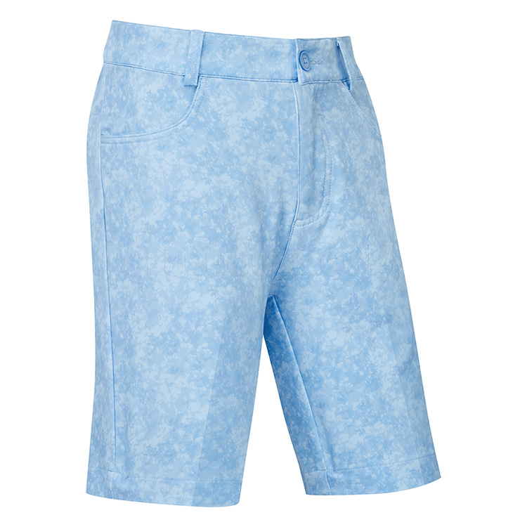 Calvin Klein Printed Genius Stretch Tapered Golf Shorts Boy Blue