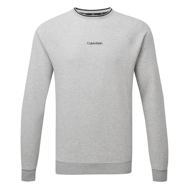 Calvin Klein Hyper Crew Neck Golf Sweater Silver Marl CKMA23818