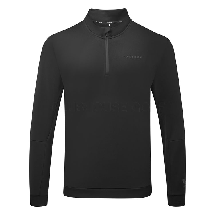 Castore Flex 1/4 Zip Golf Sweater Black/Gunmetal MLM00010CAS-A005