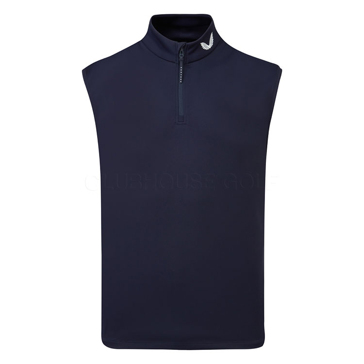 Castore Classic 1/4 Zip Golf Sleeveless Sweater Midnight Navy GME40992-021