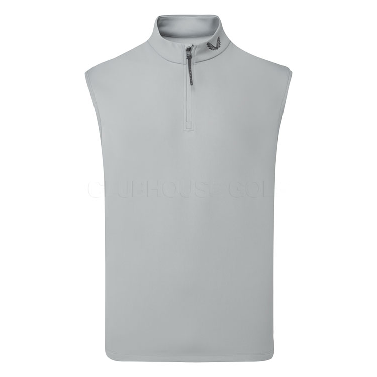 Castore Classic 1/4 Zip Golf Sleeveless Sweater Mid Grey/Gunmetal GME40992-128