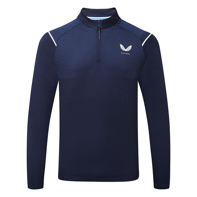 Castore Pinnacle 1/4 Zip Golf Sweater Midnight Navy/White GME40990-021