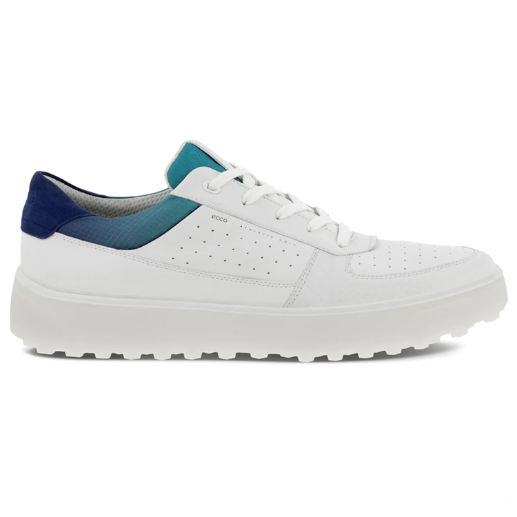notifikation overtale Passende Ecco Tray Golf Shoes White/Blue Depths/Caribbean - Clubhouse Golf