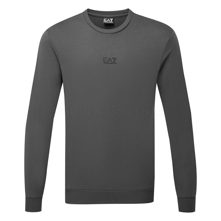 Emporio Armani Core Crew Neck Golf Sweater Asphalt 8NPM30-U8117