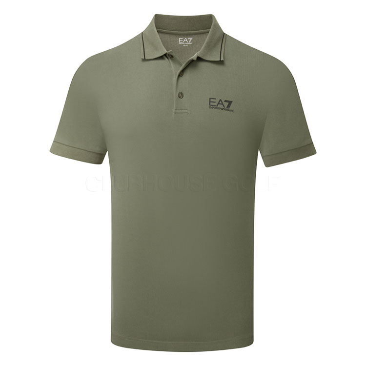 Emporio Armani Core Pique Golf Polo Shirt Beetle 8NPF16-U8100