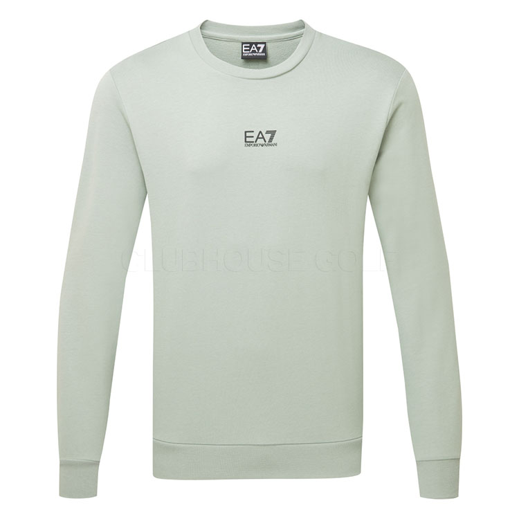 Emporio Armani Core Crew Neck Golf Sweater Green Milieu 8NPM30-U9024