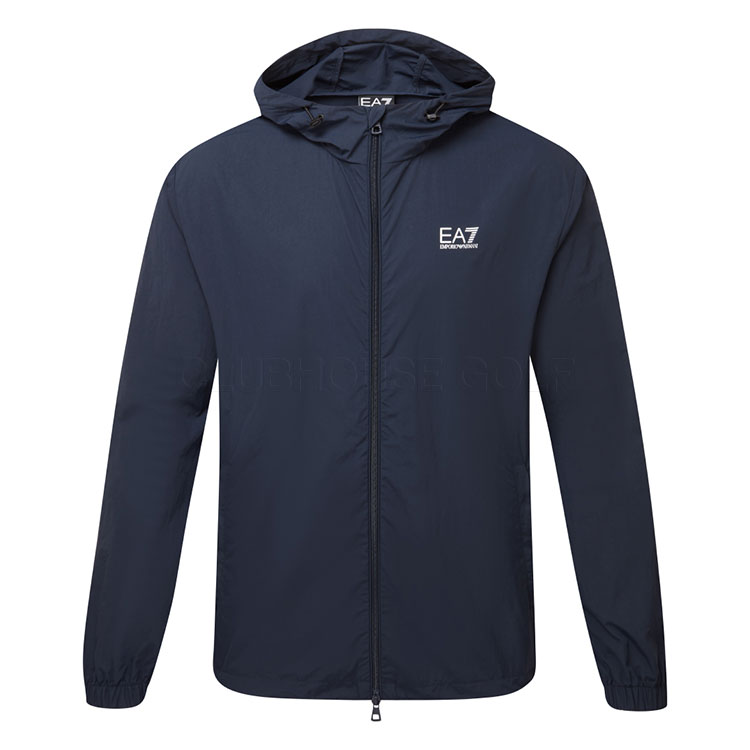 Emporio Armani Core Full Zip Hooded Golf Wind Jacket Armani Blue 7M000211-UB102