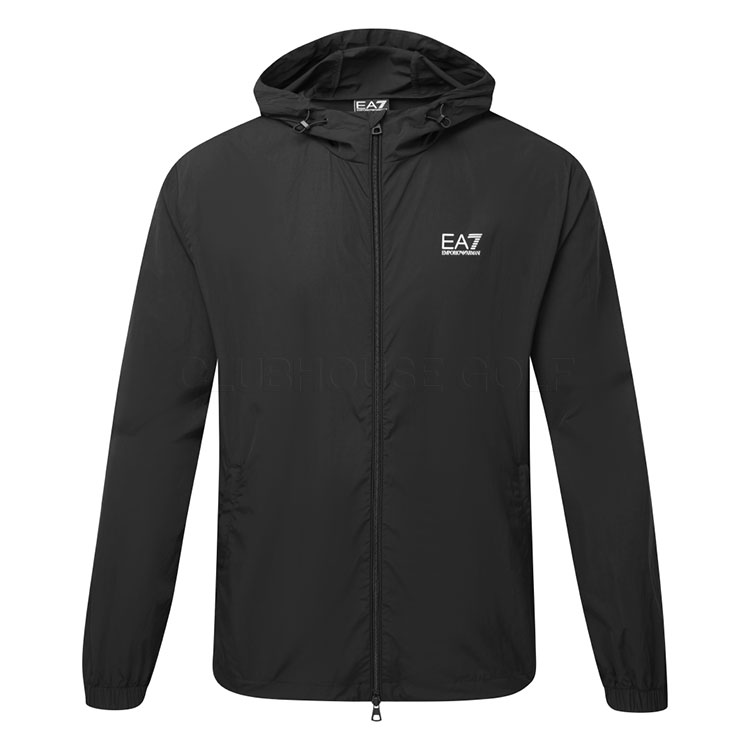Emporio Armani Core Full Zip Hooded Golf Wind Jacket Black 7M000211-UC001