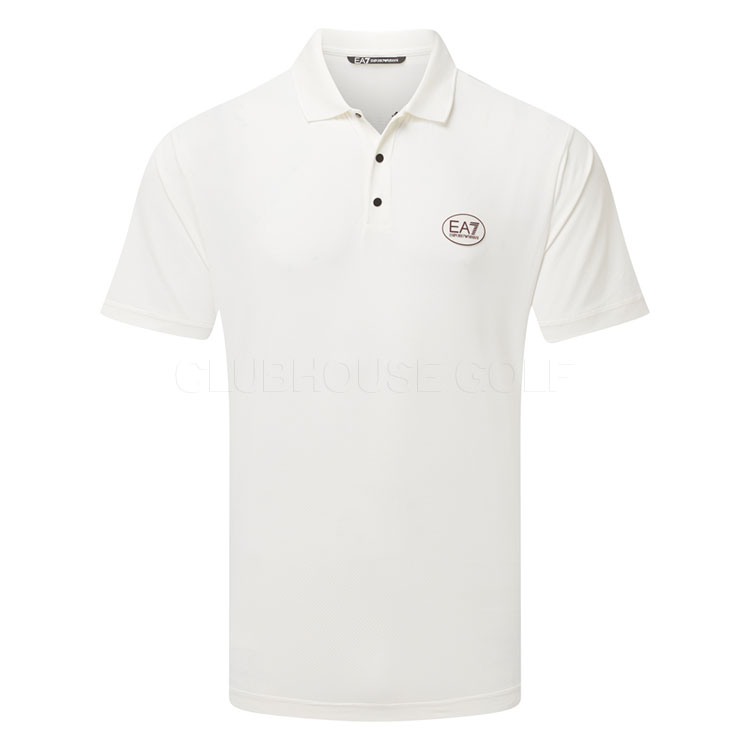 Emporio Armani Pro Pique Golf Polo Shirt Star White 7M000192-U0005