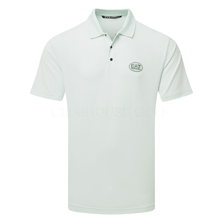 Emporio Armani Pro Pique Golf Polo Shirt Pale Blue 7M000192-U9060