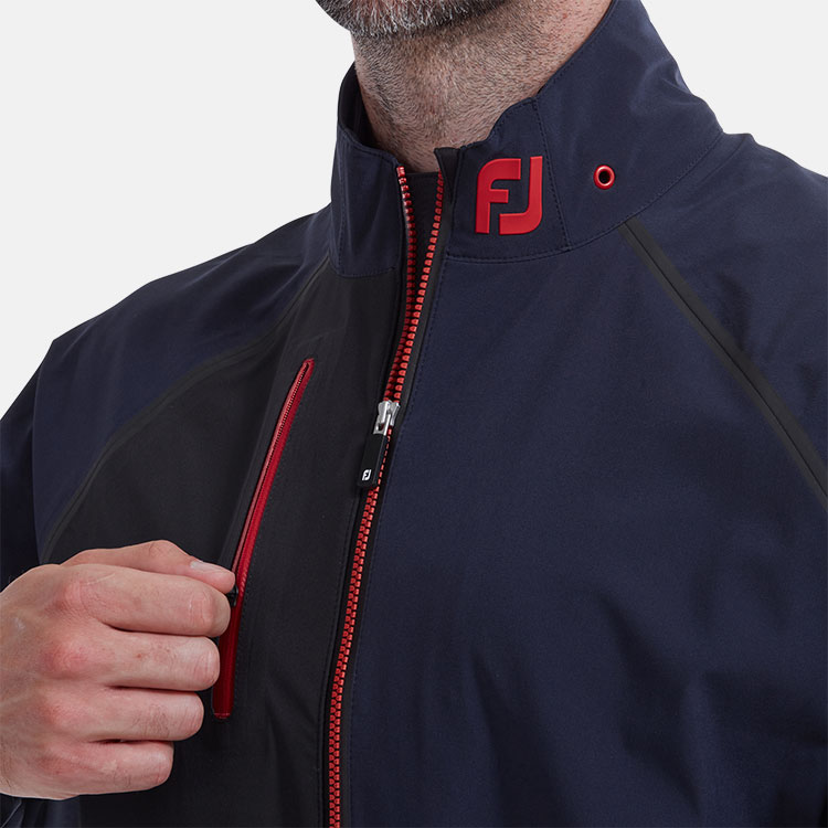 Red golf waterproof jacket hot sale