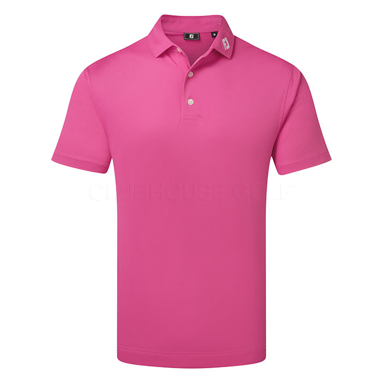 FootJoy Stretch Pique Solid Golf Polo Shirt Hot Pink 80173