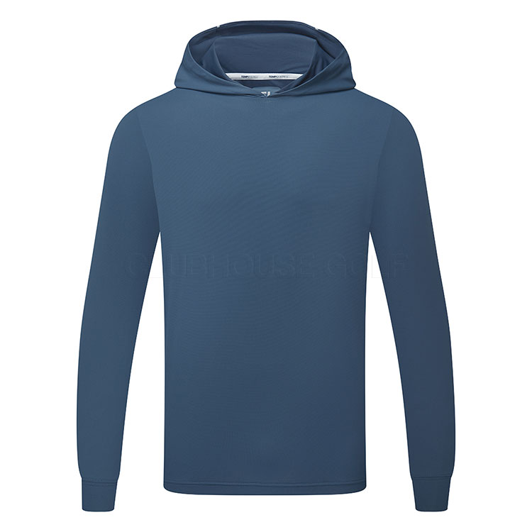 FootJoy TempoSeries Blocked Sun Golf Hoodie Dark Denim 34121