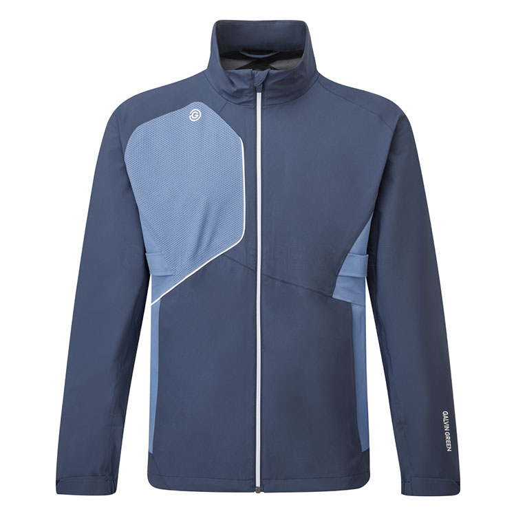 Galvin Green Ames Waterproof Golf Jacket Black/Moonlight Blue A01000418811