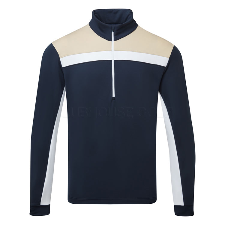 Galvin Green Dean Insula Golf Pullover Sand/Navy/White C01000848704