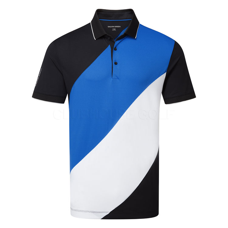 Galvin Green Maggio Golf Polo Shirt Royal Blue/Black D01001368751