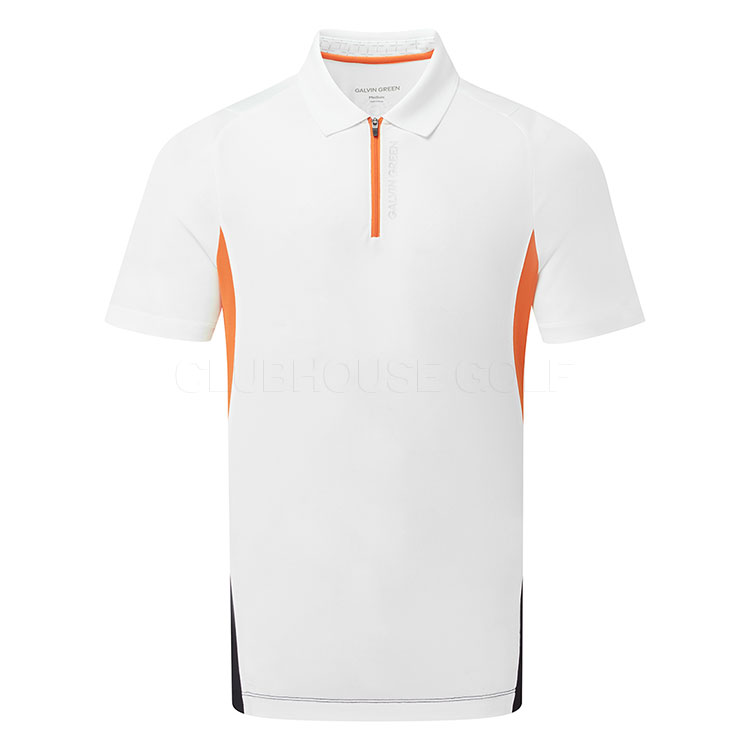 Galvin Green Marco Golf Polo Shirt White/Black D01001469434