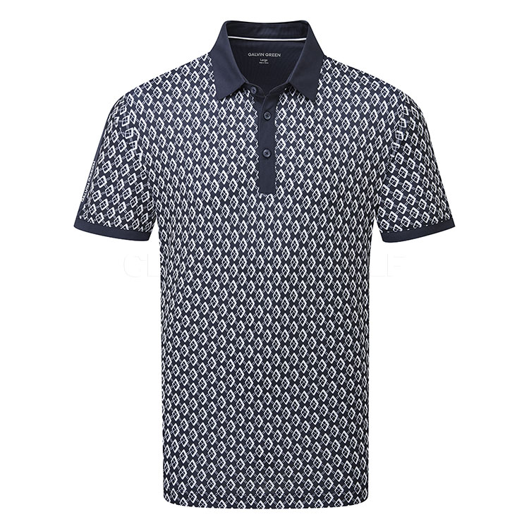 Galvin Green Maxwell Golf Polo Shirt Navy/Cool Grey D01000979798