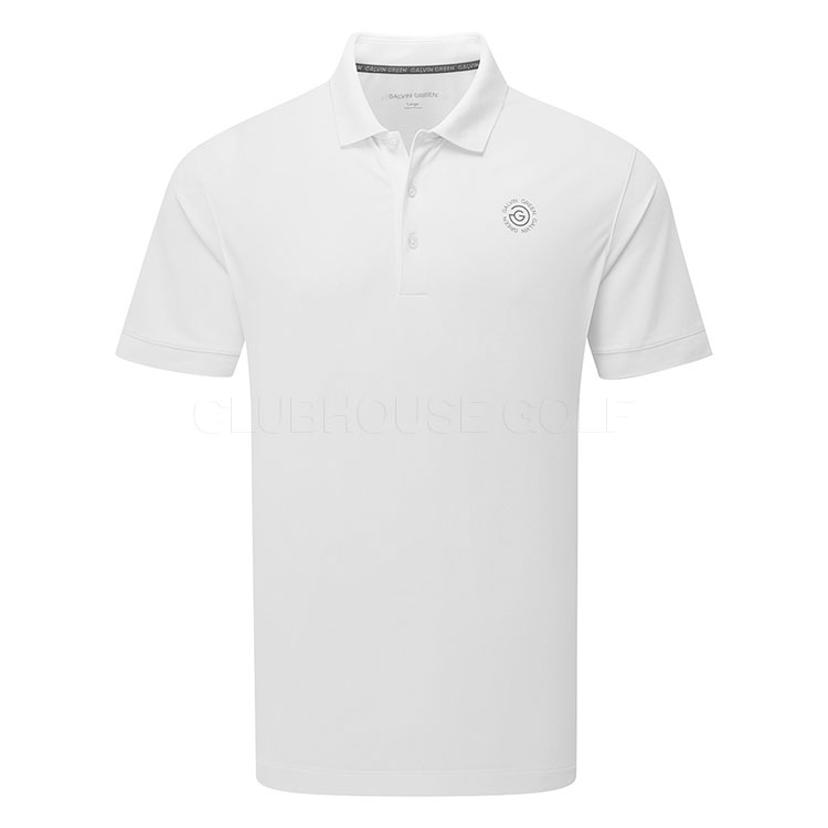 Galvin Green Maximilian Golf Polo Shirt White D01000589409