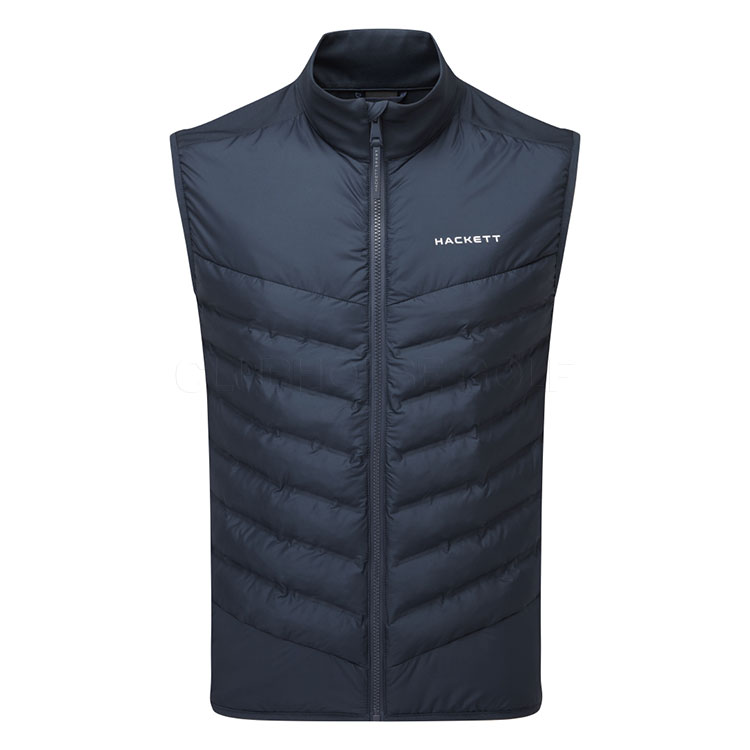 Hackett Sport Ultra Lightweight Full Zip Golf Wind Vest Navy HM581333