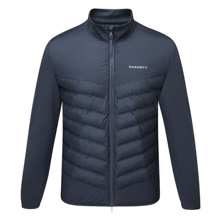Hackett Sport Ultra Lightweight Full Zip Golf Wind Jacket Navy HM581330