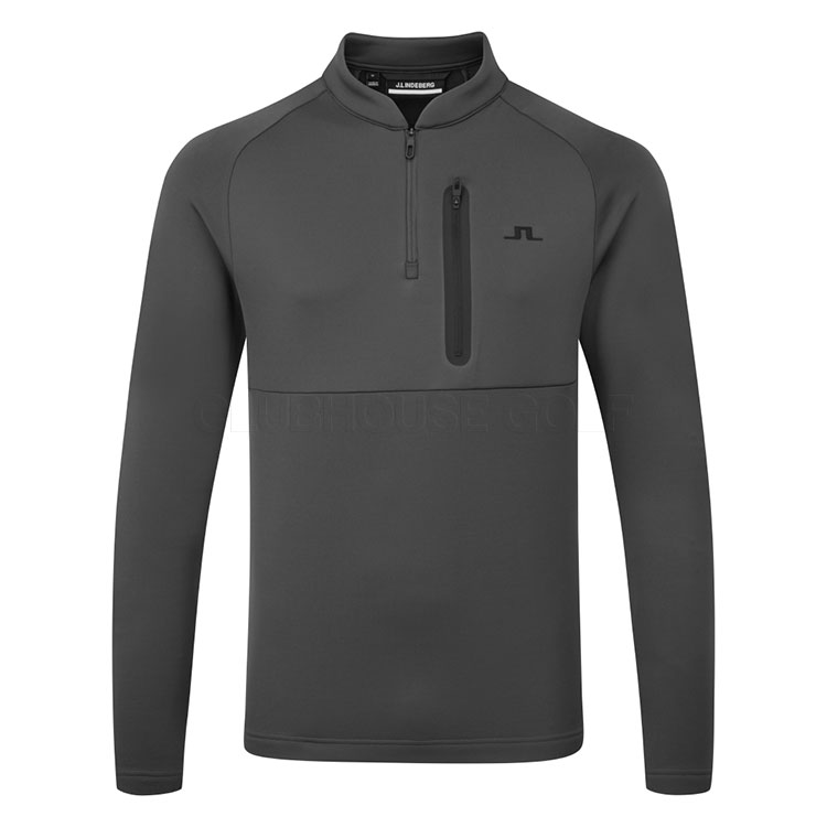 J.Lindeberg Adam 1/4 Zip Golf Sweater Asphalt GMJS10936-W015
