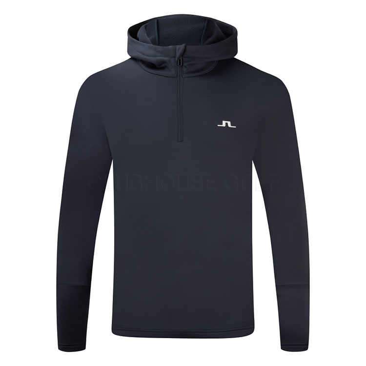 J.Lindeberg Aerial 1/4 Zip Golf Hoodie JL Navy GMJS11963-6855