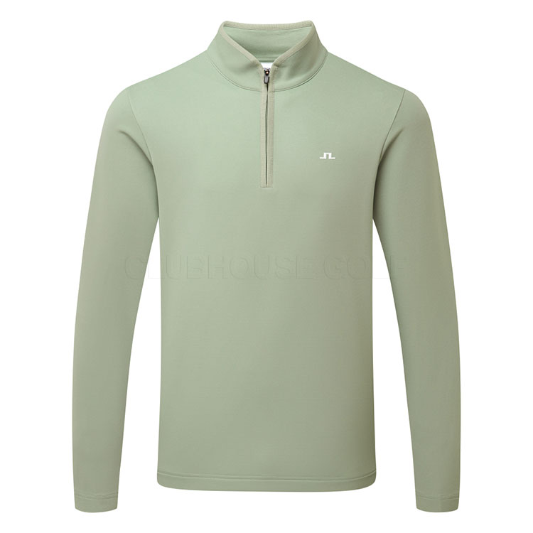 J.Lindeberg Clide 1/4 Zip Golf Sweater Hedge Green GMJS15005-M286