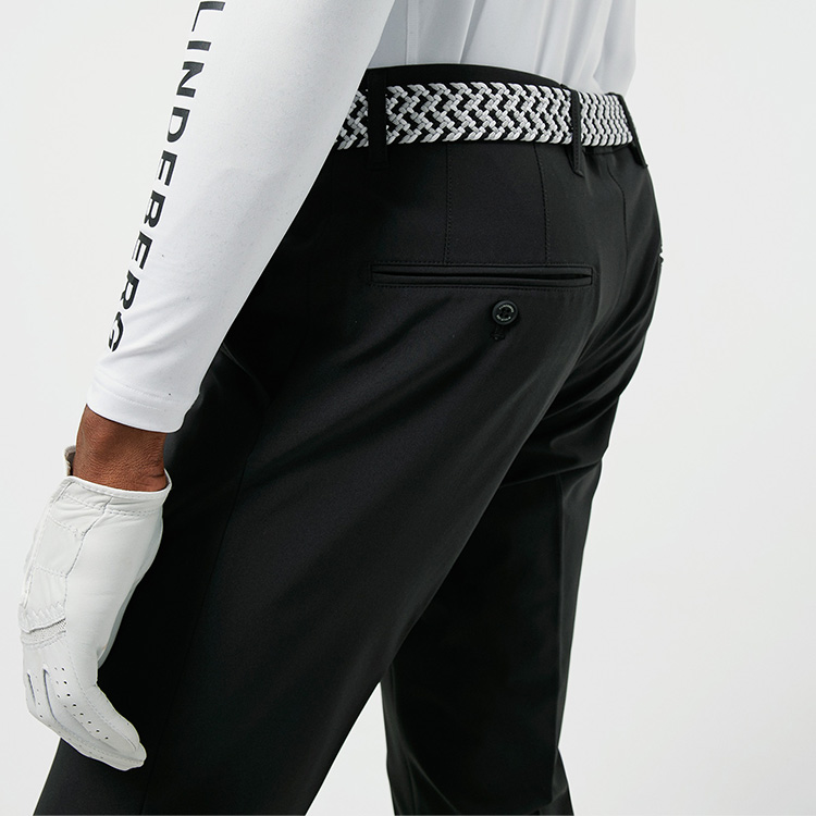 J.Lindeberg Ellott Golf Trouser Black Clubhouse Golf