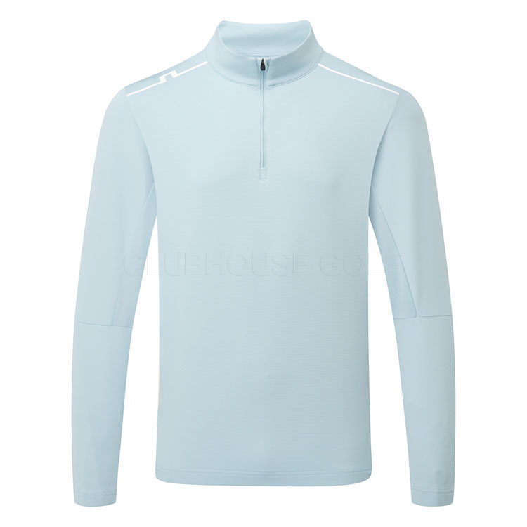 J.Lindeberg Leon 1/4 Zip Golf Sweater Forget Me Not GMJS14697-O127