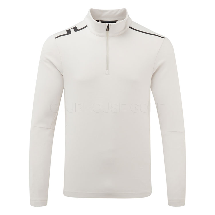 J.Lindeberg Leon 1/4 Zip Golf Sweater Moonbeam/Black GMJS14113-U029