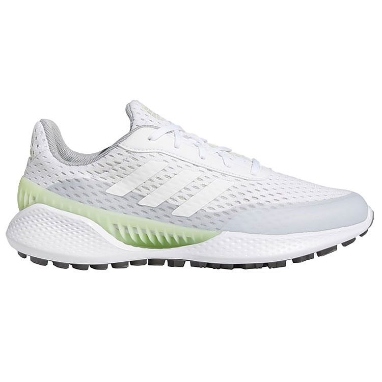 adidas Ladies Summervent Golf Shoes Grey White/White/Lime GZ3281
