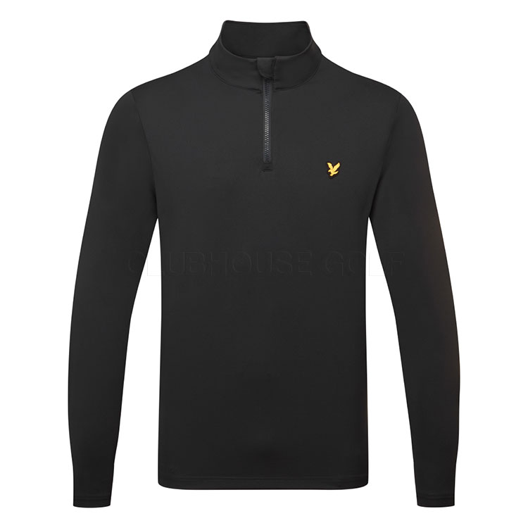 Lyle & Scott Core 1/4 Zip Golf Sweater Jet Black ML2460-Z865