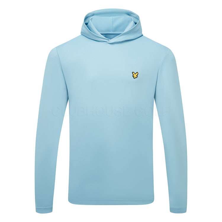 Lyle & Scott Core Golf Hoodie Aquamarine Blue ML2463-661