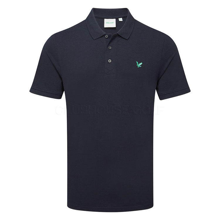 Lyle & Scott Green Eagle Golf Polo Shirt Dark Navy SP2010VOTG-Z271