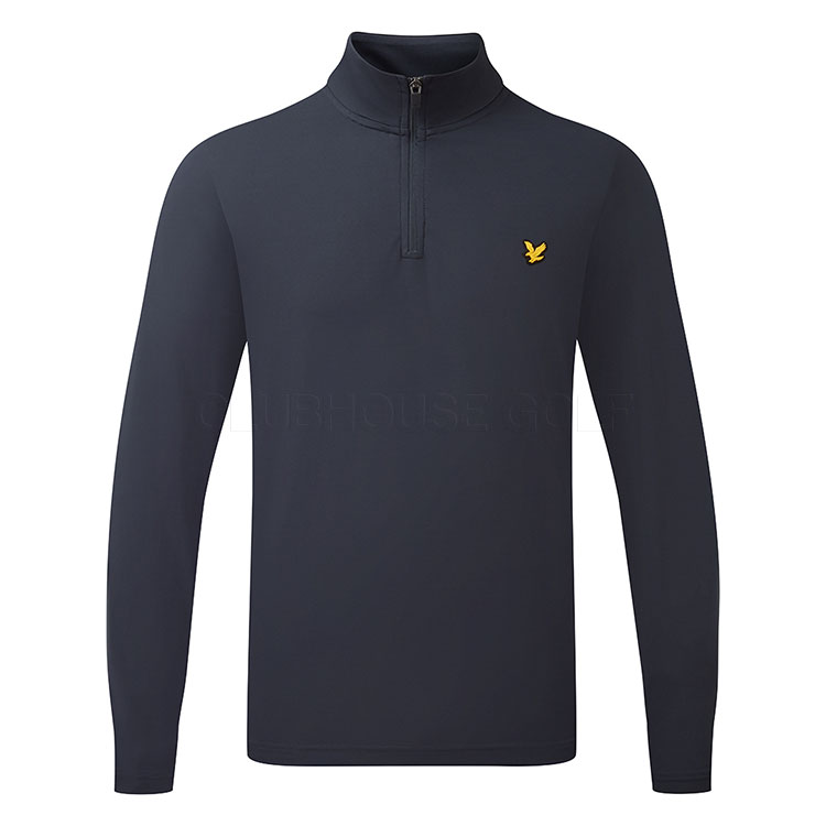 Lyle & Scott Golf Course 1/4 Zip Golf Sweater Dark Navy ML2266G-Z271