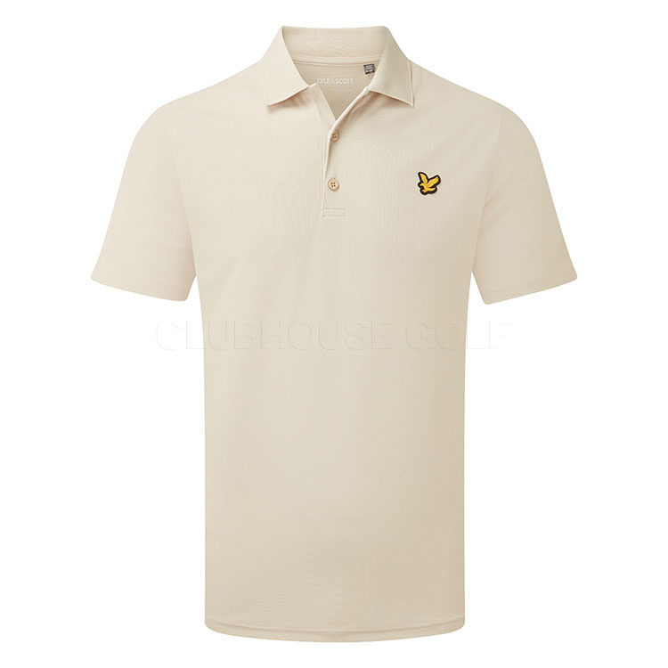 Lyle & Scott Tech Golf Polo Shirt Sesame SP1760GTR-Z745