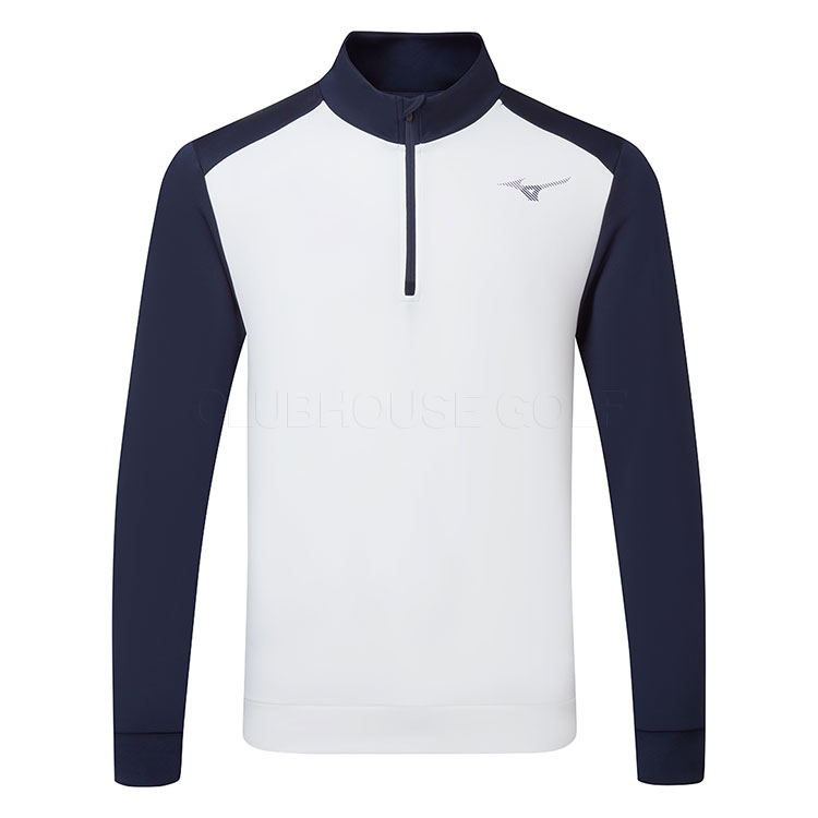 Mizuno RB 1/4 Zip Golf Sweater White 52GCB001-01