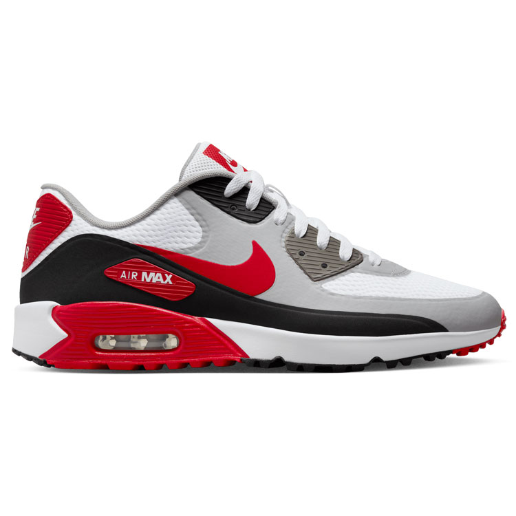 Nike Air Max 90G Golf Shoes White/University Red/Black/Photon Dust DX5999-162